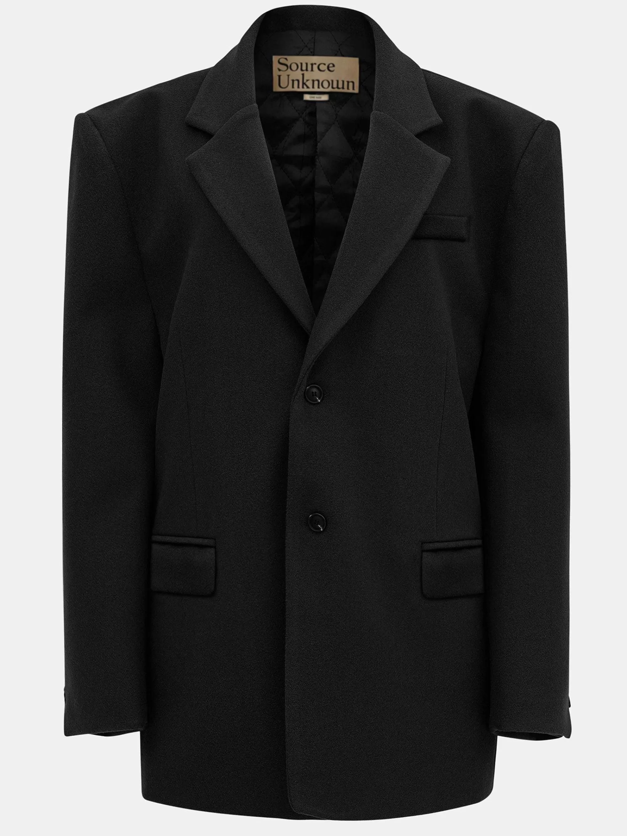 Frauen Source Unknown Hayk Ubergroser Boyfriend-Blazer, Schwarz