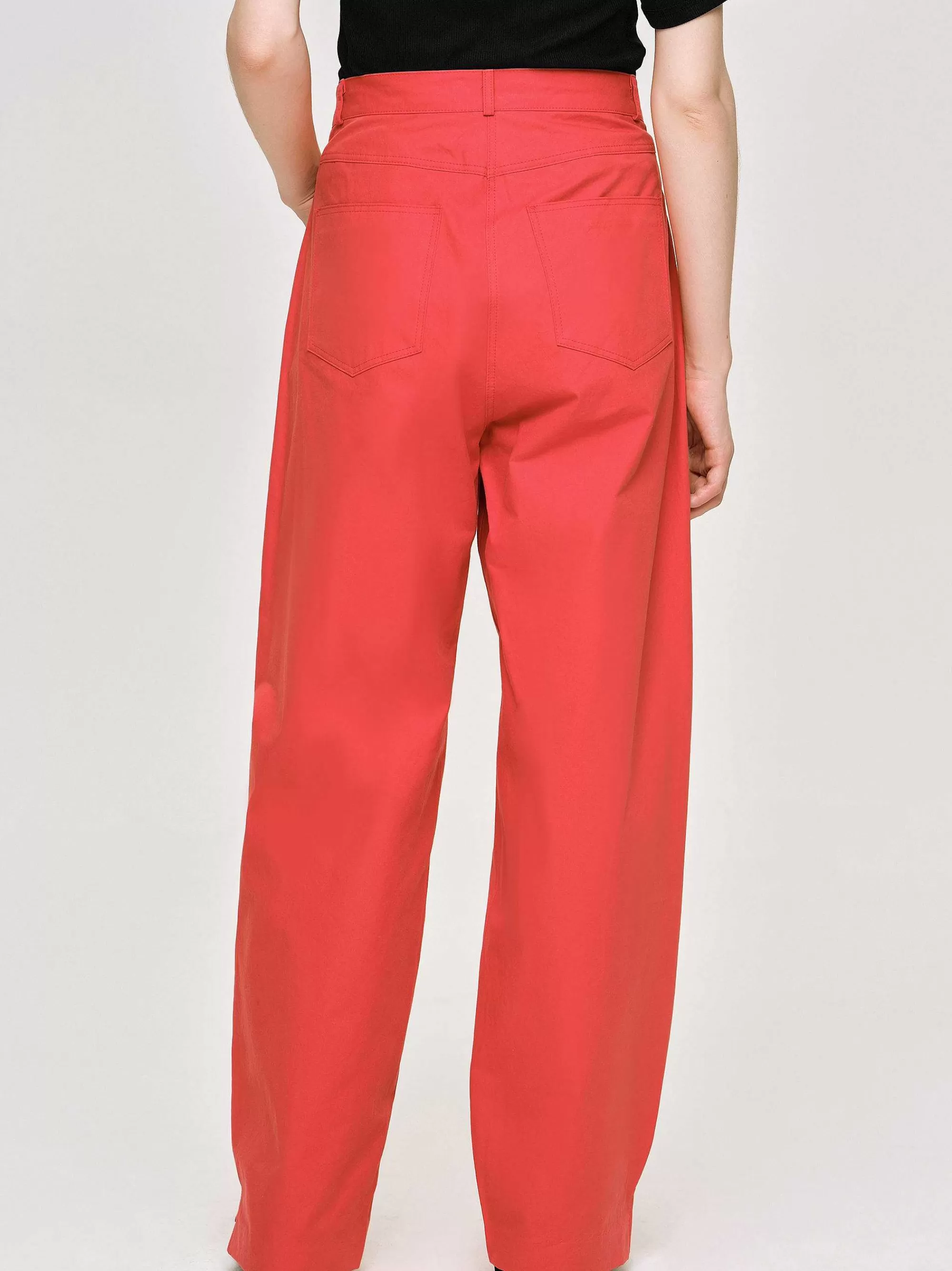 Frauen Source Unknown Hose Mit Weitem Bein, Rot