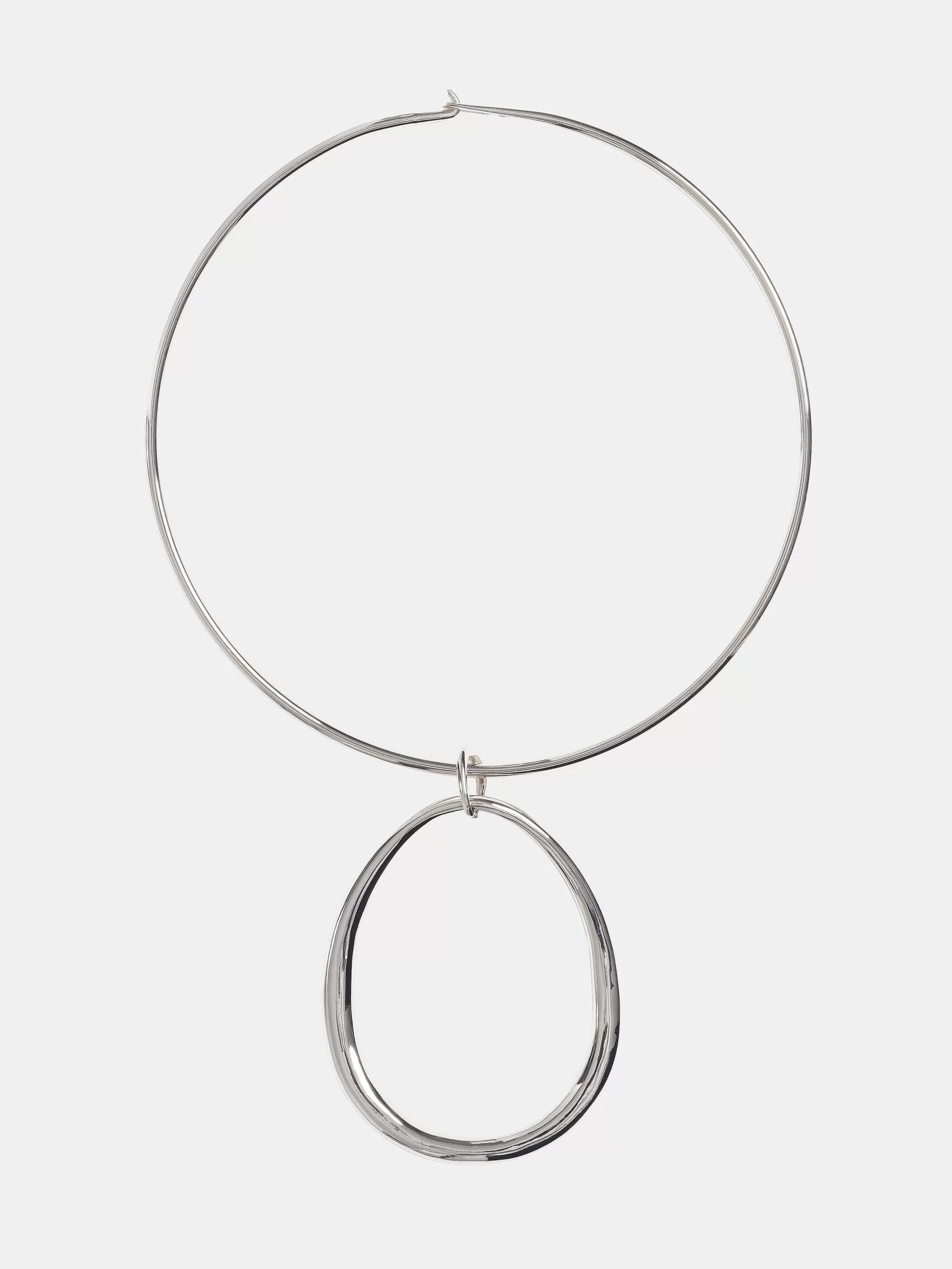 Frauen Source Unknown Loop-Halsband, Silber