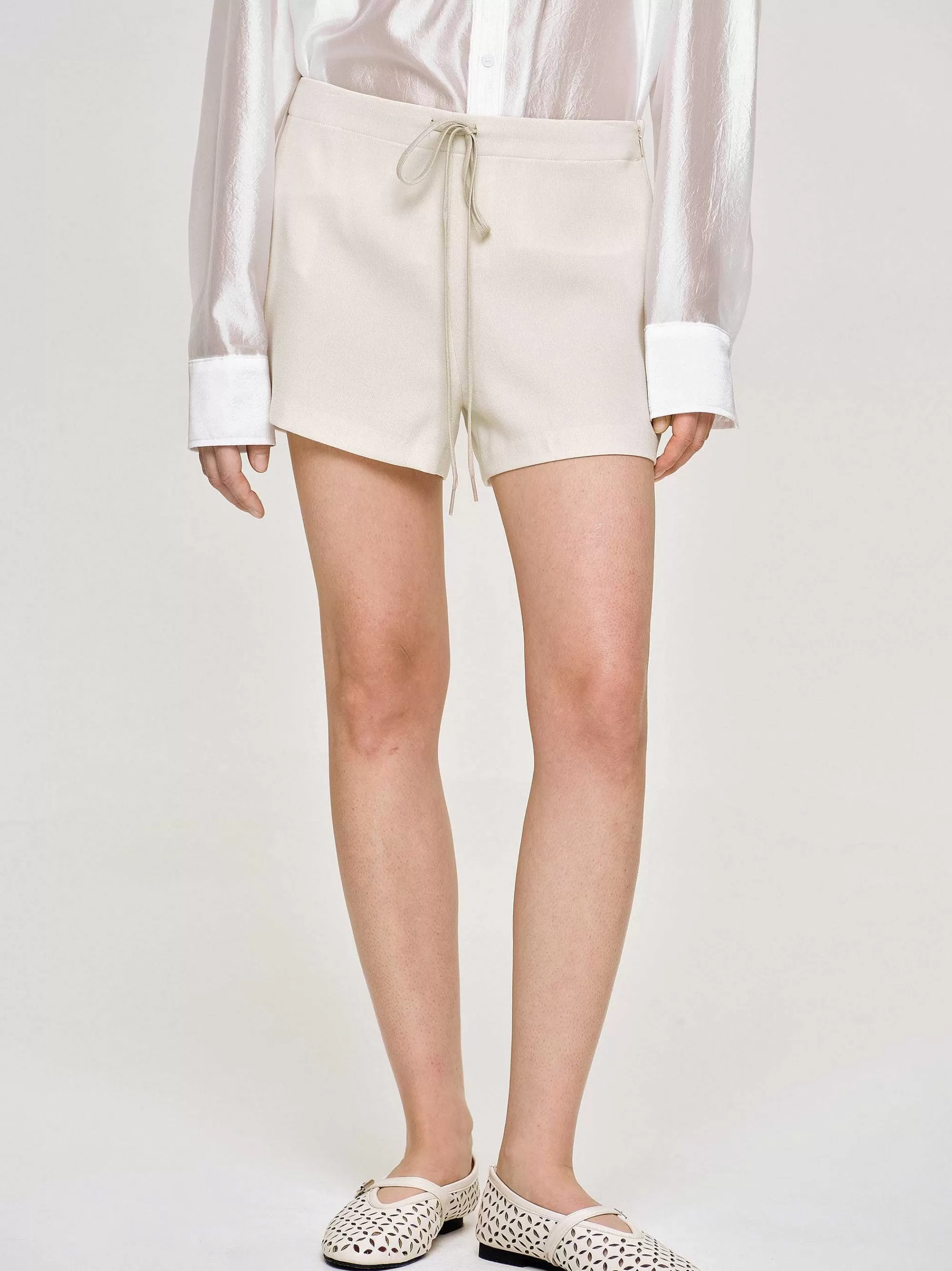 Frauen Source Unknown Shorts Mit Kordelzug, Alabaster